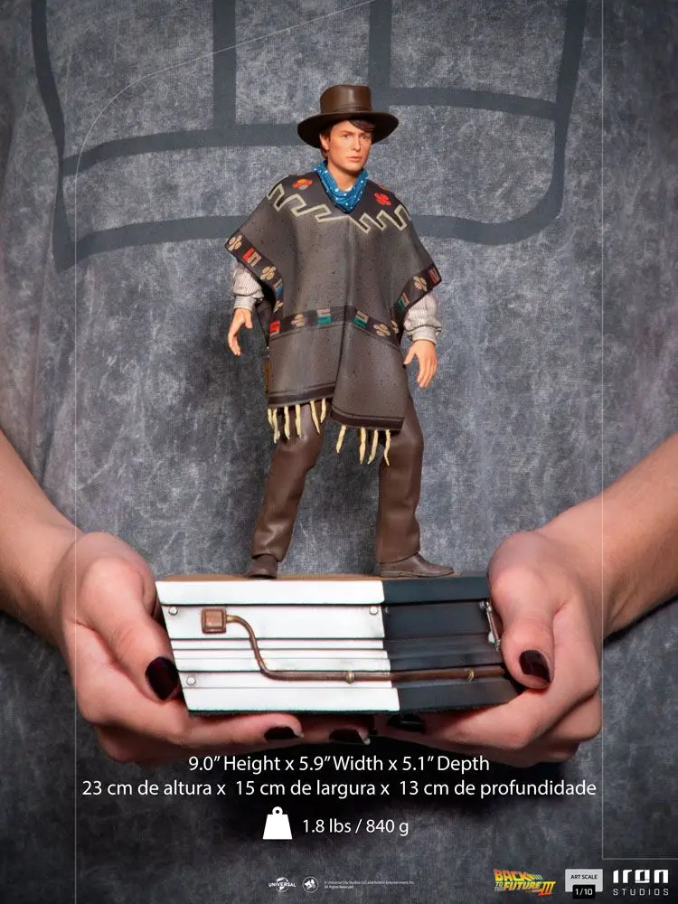 Back to the Future III Art Scale Socha 1/10 Marty McFly 23 cm produktová fotografia