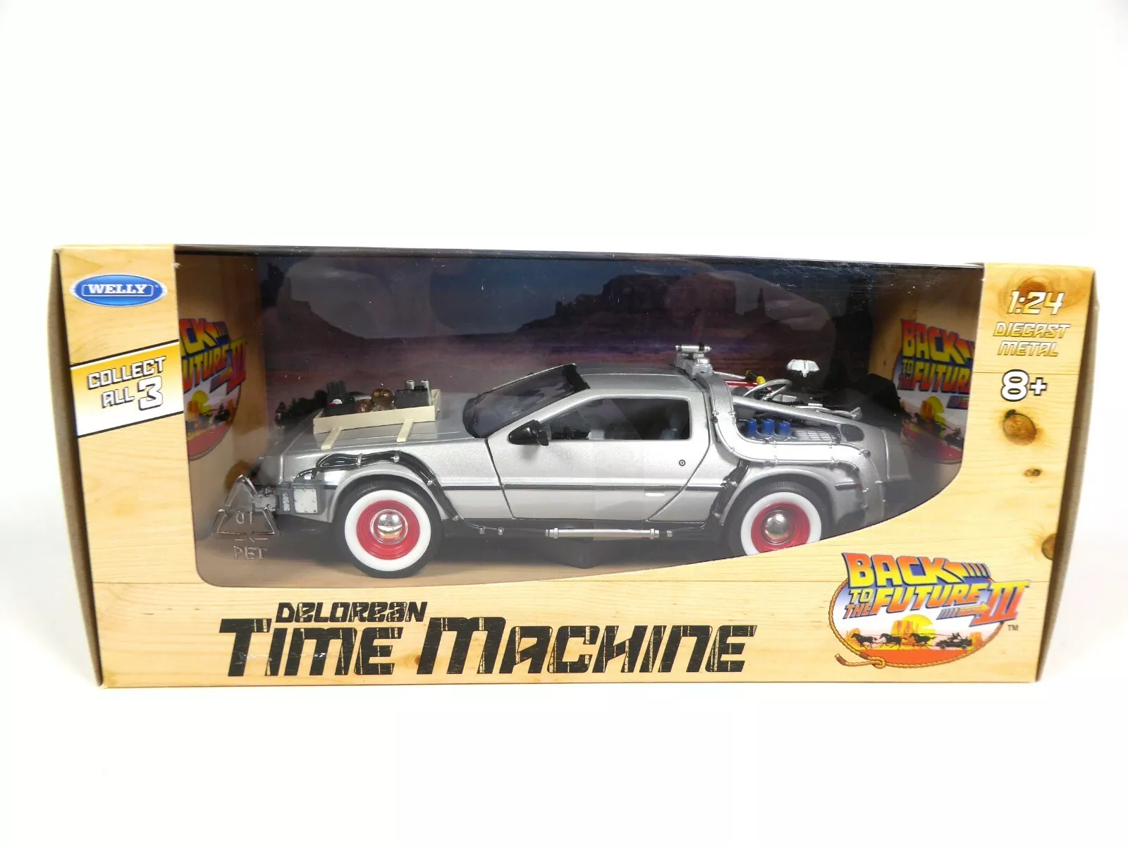 Back to the Future III Diecast model 1/24 ´81 DeLorean LK Coupe produktová fotografia