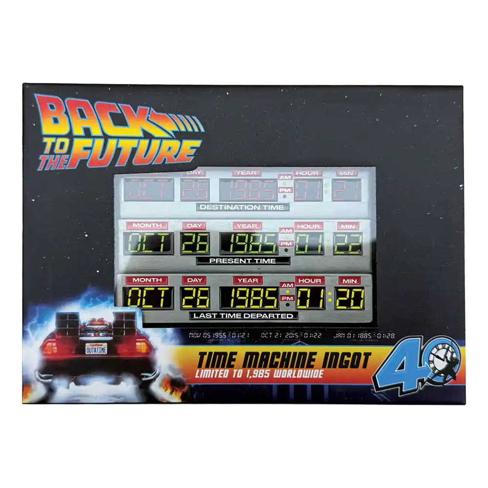 Back To The Future Ingot 40. výročie Time Circuits Limited Edition produktová fotografia