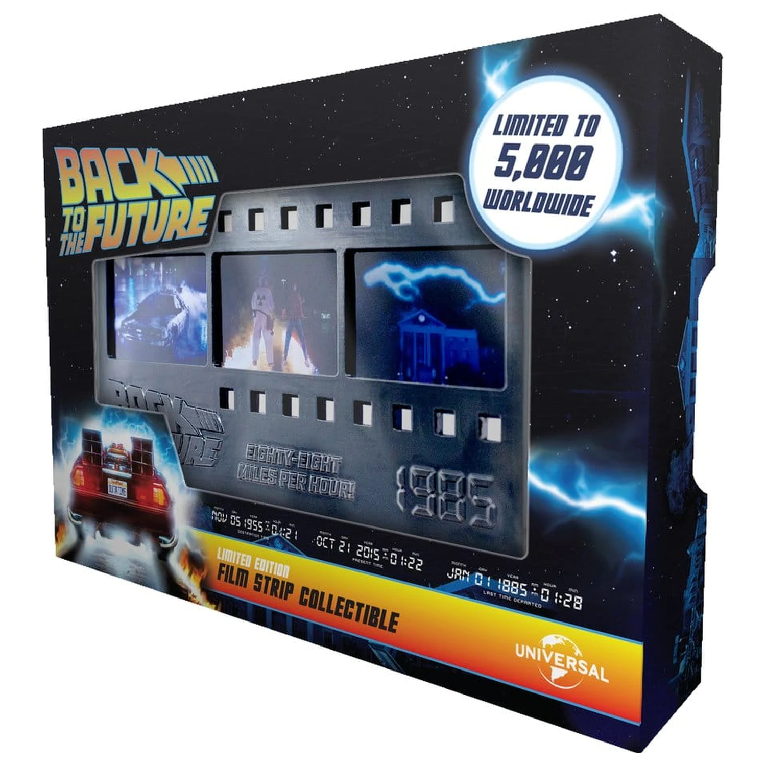 Back to the Future Ingot Metal Film Strip Zberateľská limitovaná edícia produktová fotografia