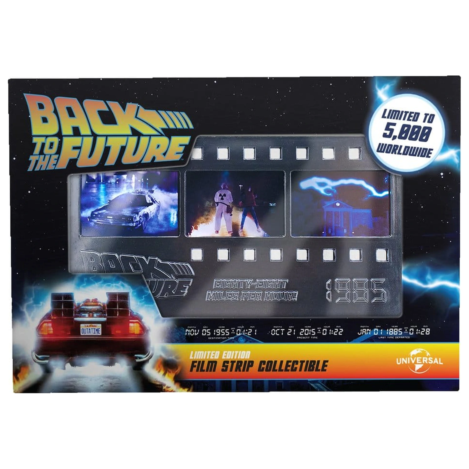 Back to the Future Ingot Metal Film Strip Zberateľská limitovaná edícia produktová fotografia
