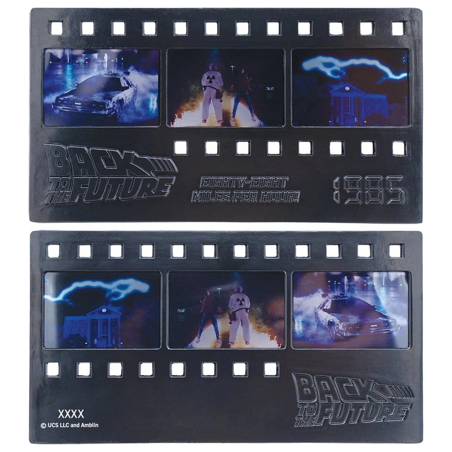 Back to the Future Ingot Metal Film Strip Zberateľská limitovaná edícia produktová fotografia