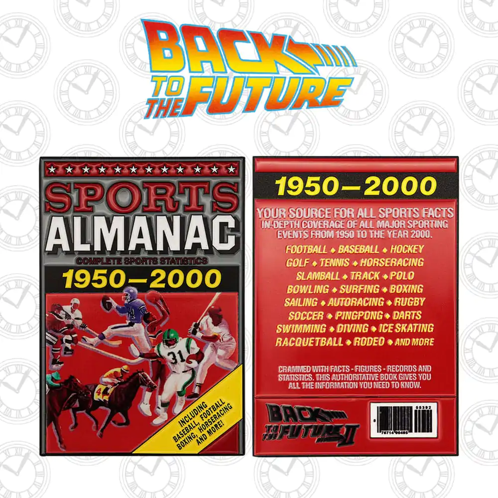 Back to the Future Ingot Sport Almanac Limitált Kiadás Szivacs figura 12 cm termékfotó