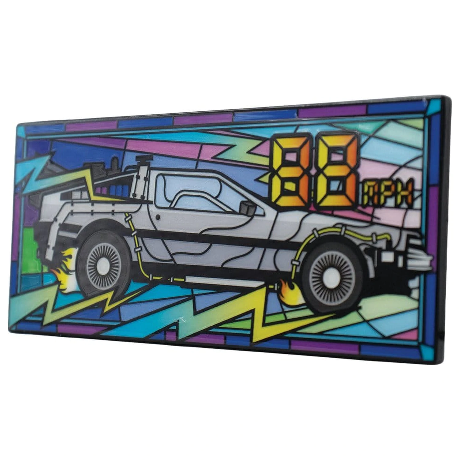 Back to the Future ingota vo vitrážovom štýle, limitovaná edícia produktová fotografia