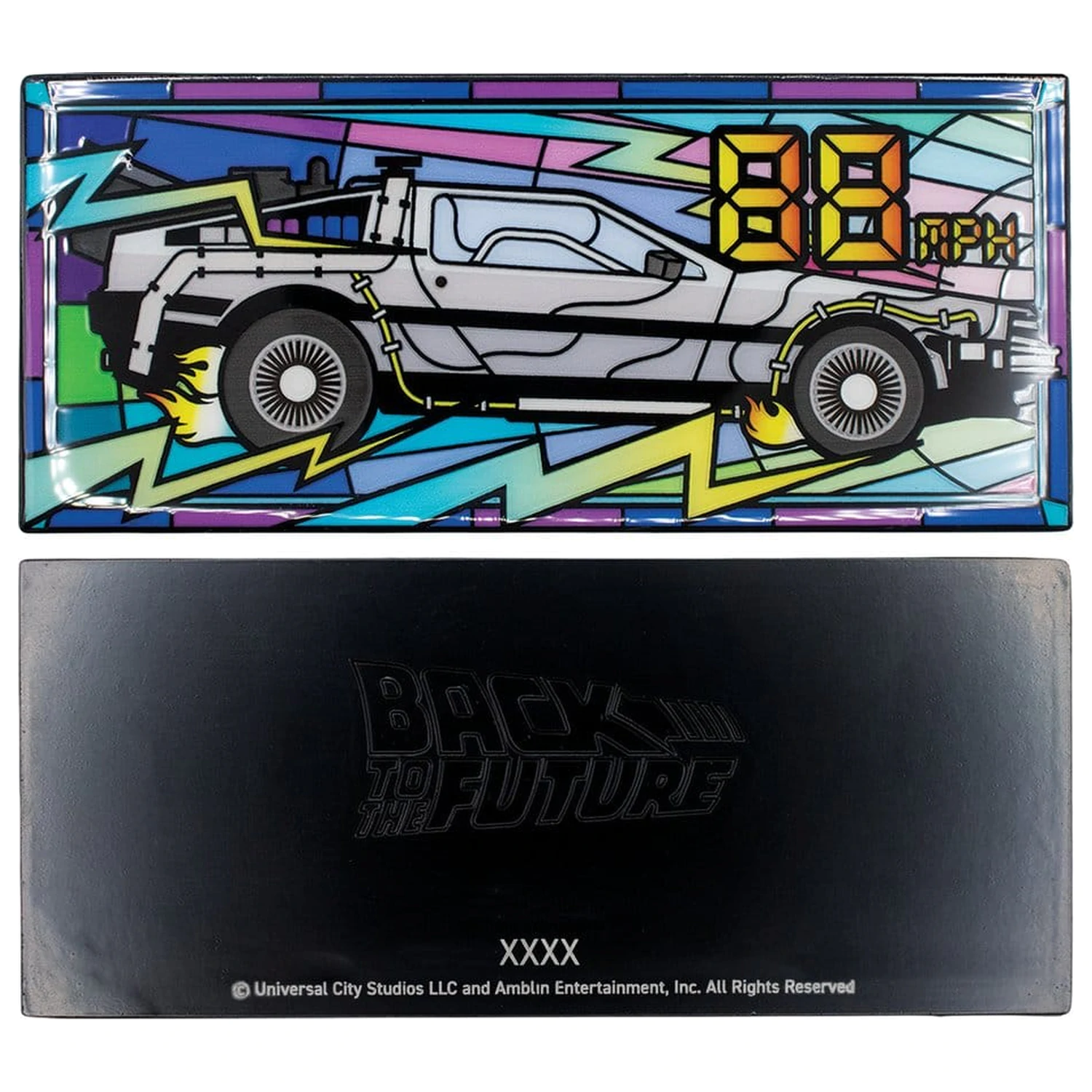 Back to the Future ingota vo vitrážovom štýle, limitovaná edícia produktová fotografia