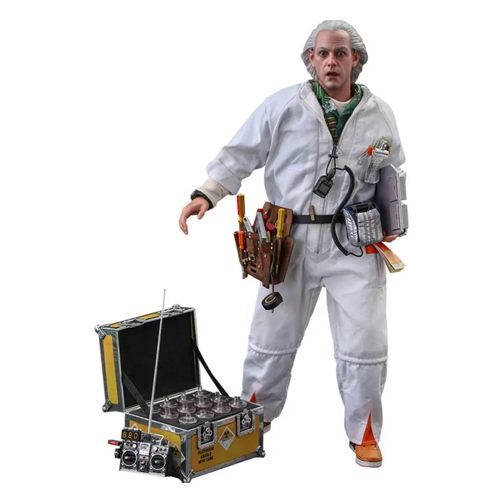 Back To The Future Movie Masterpiece Akčná Figúrka 1/6 Doc Brown (Deluxe Version) 30 cm produktová fotografia