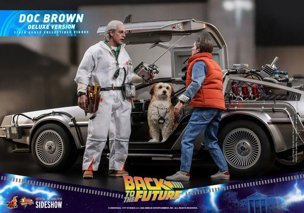 Back To The Future Movie Masterpiece Akčná Figúrka 1/6 Doc Brown (Deluxe Version) 30 cm produktová fotografia