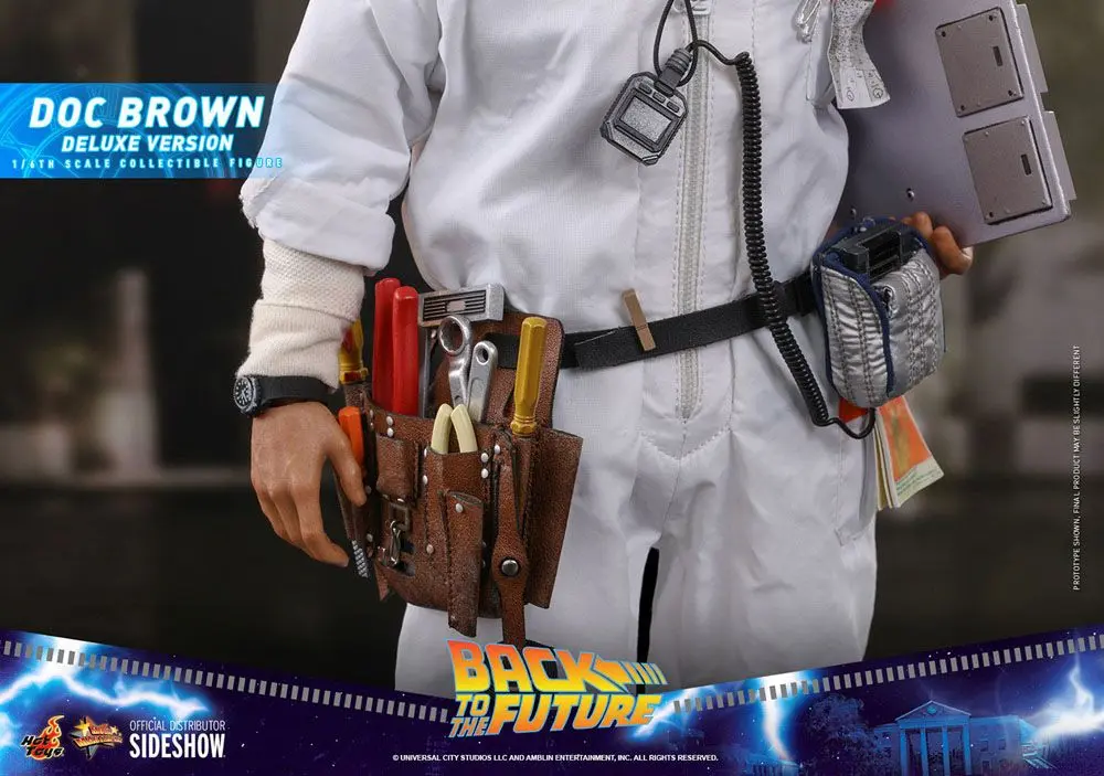 Back To The Future Movie Masterpiece Akčná Figúrka 1/6 Doc Brown (Deluxe Version) 30 cm produktová fotografia