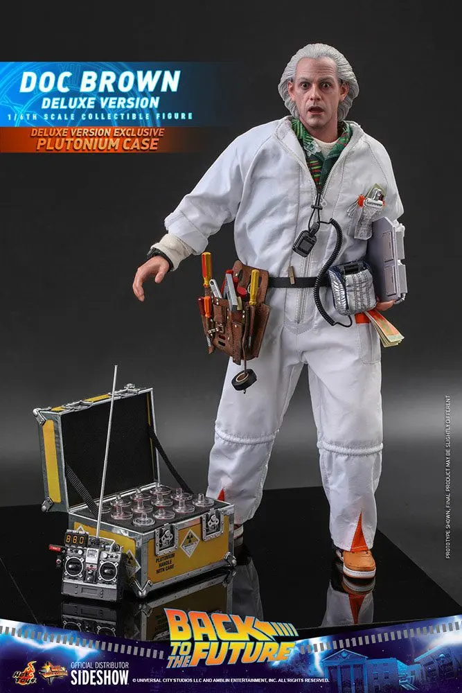 Back To The Future Movie Masterpiece Akčná Figúrka 1/6 Doc Brown (Deluxe Version) 30 cm produktová fotografia