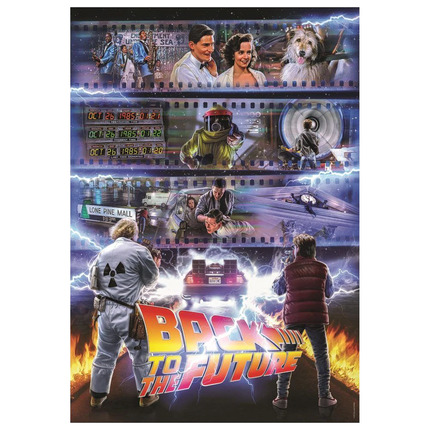 Back To The Future puzzle 1000 kusov produktová fotografia