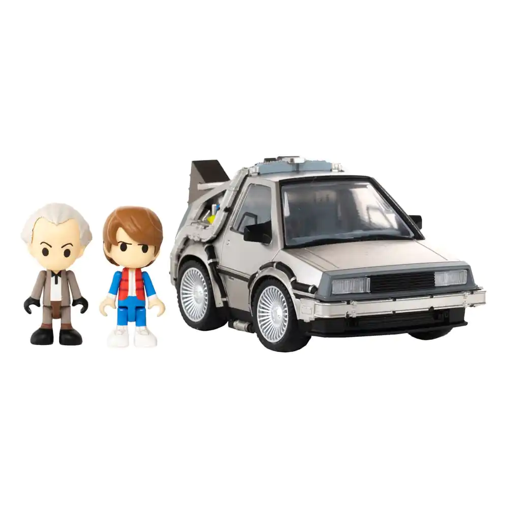Back to the Future Q-Village Vozidlo s minifigúrkami Time Machine 9 cm produktová fotografia