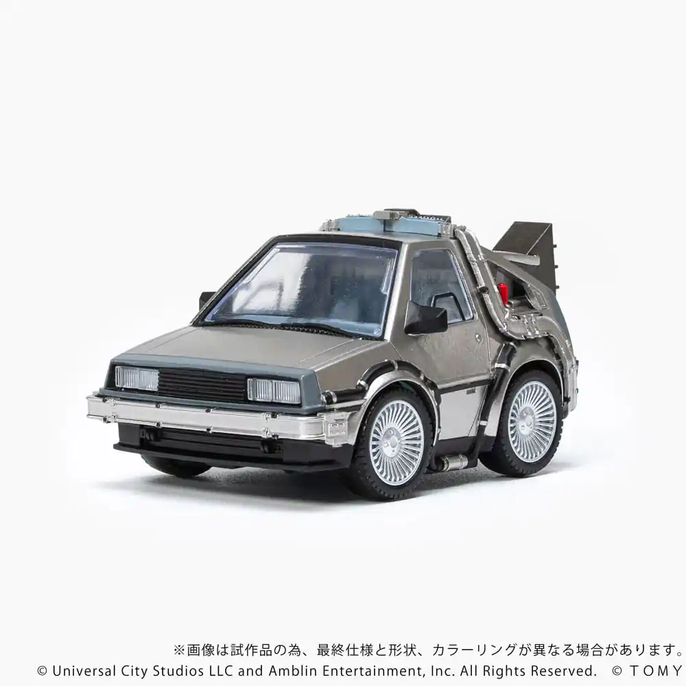 Back to the Future Q-Village Vozidlo s minifigúrkami Time Machine 9 cm produktová fotografia