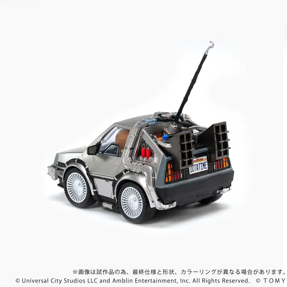 Back to the Future Q-Village Vozidlo s minifigúrkami Time Machine 9 cm produktová fotografia
