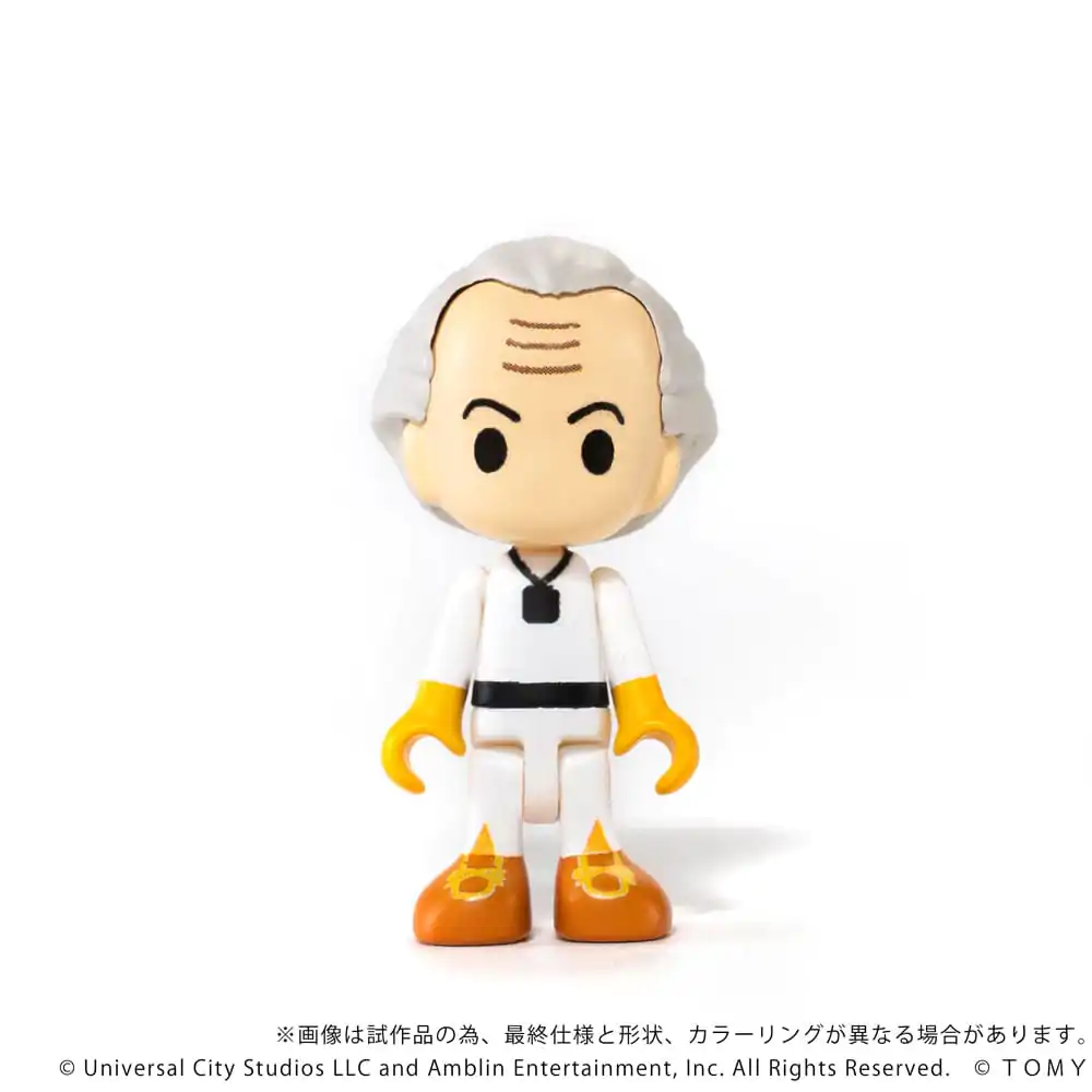 Back to the Future Q-Village Vozidlá s minifigúrkami Time Machine Deluxe Sada 9 cm produktová fotografia