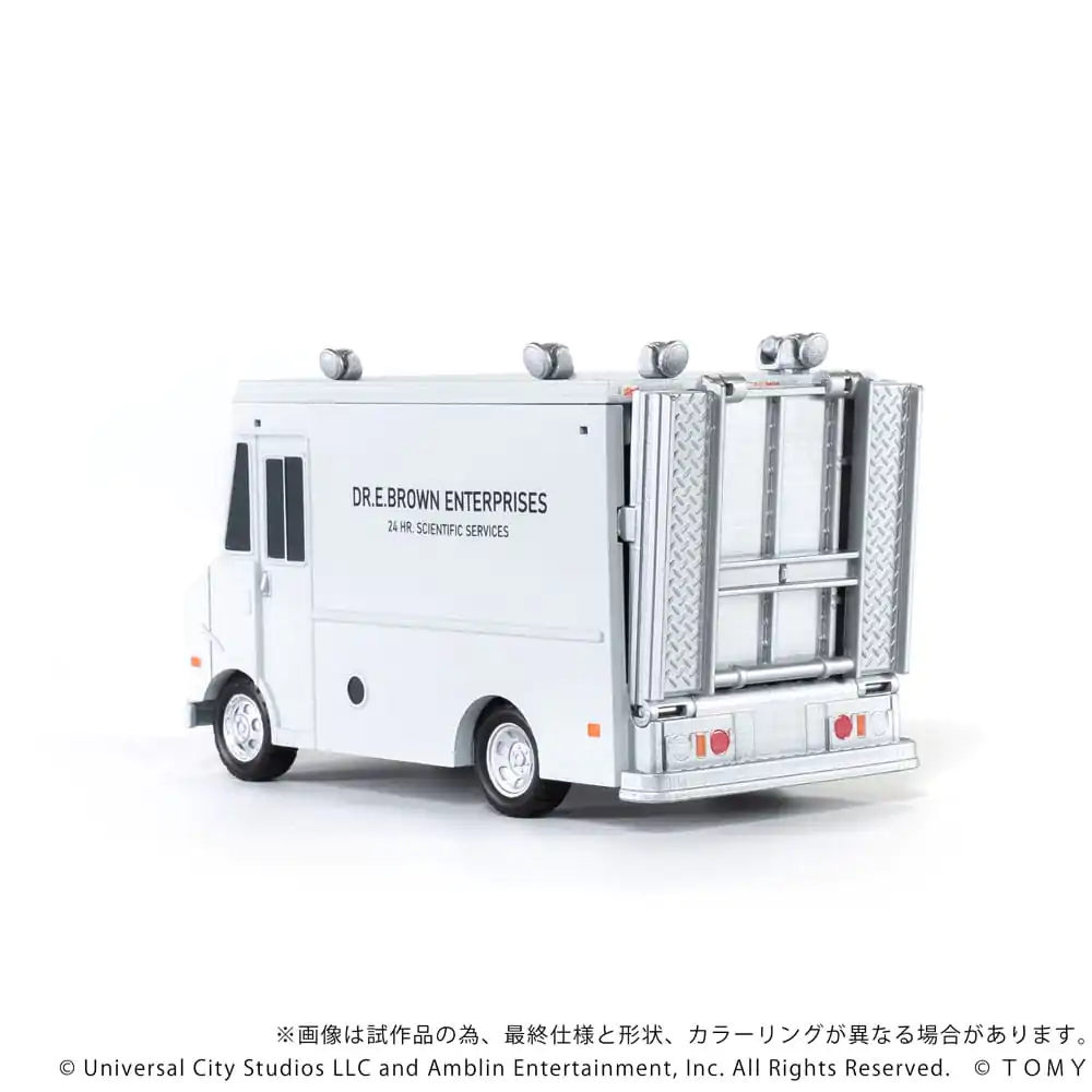 Back to the Future Q-Village Vozidlá s minifigúrkami Time Machine Deluxe Sada 9 cm produktová fotografia