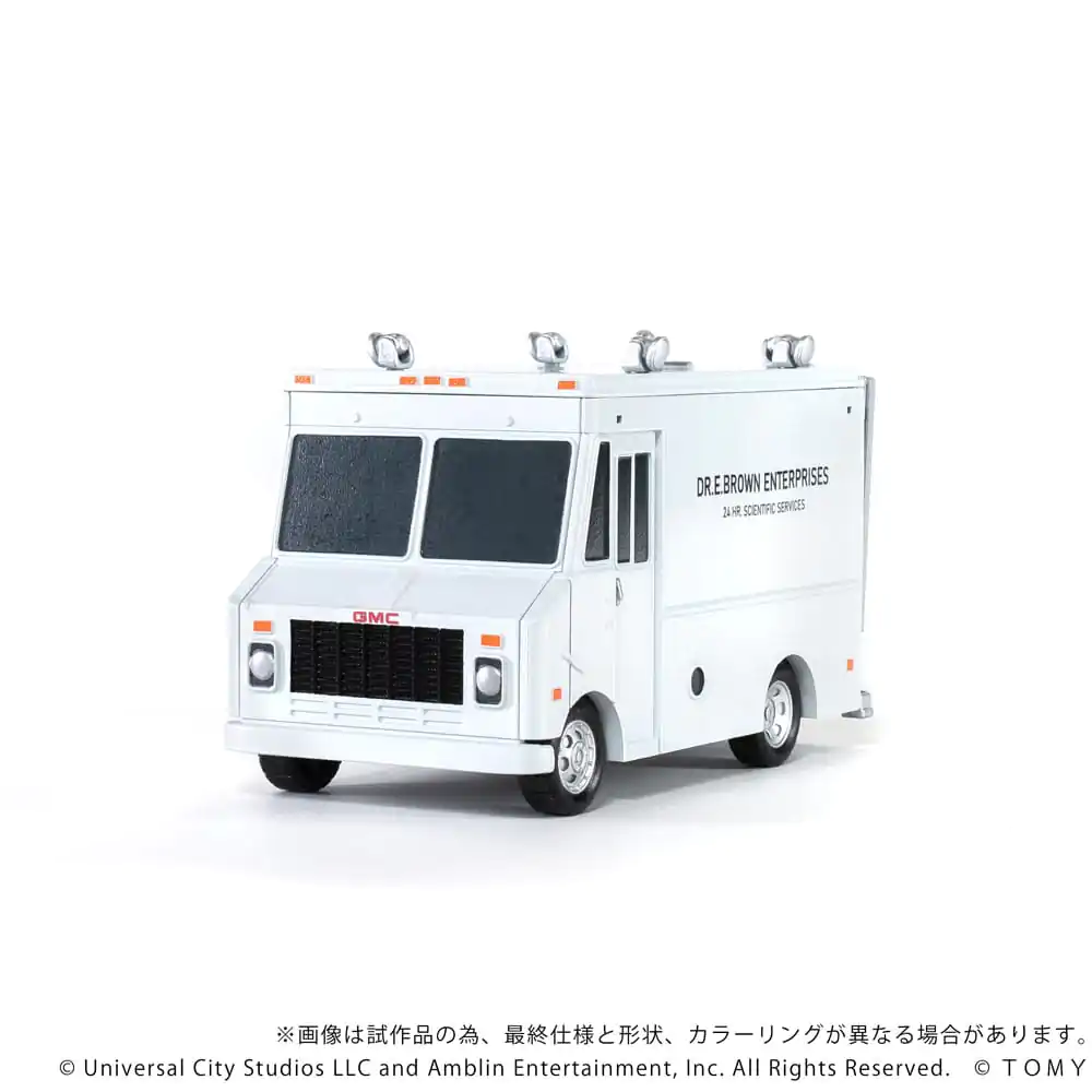 Back to the Future Q-Village Vozidlá s minifigúrkami Time Machine Deluxe Sada 9 cm produktová fotografia