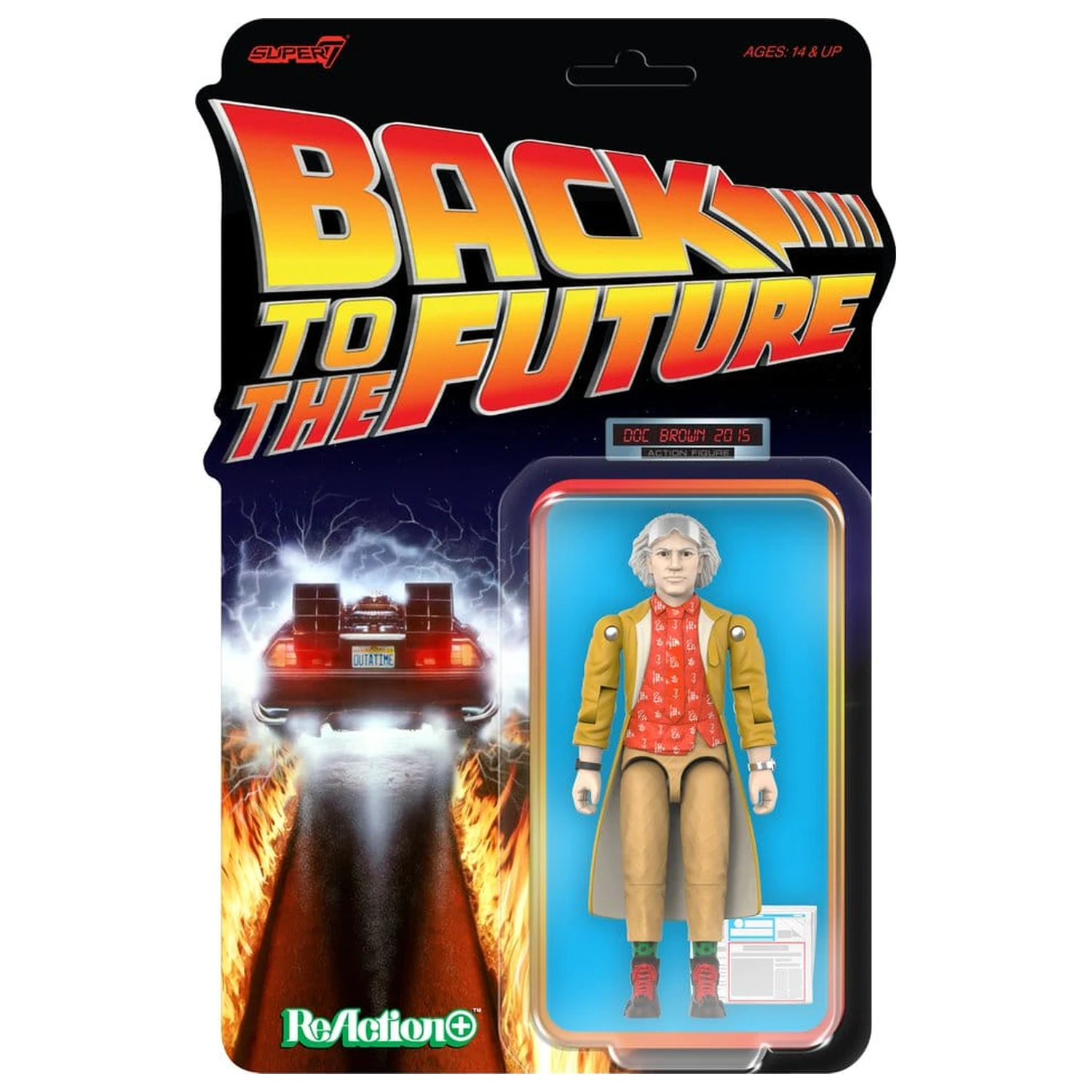 Back to the Future ReAction+ akčná figúrka vlna 02 Dr. Emmett Brown (2015) produktová fotografia
