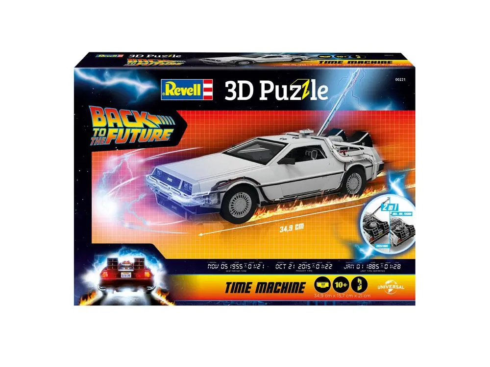 Back to the Future 3D Puzzle Stroj času produktová fotografia