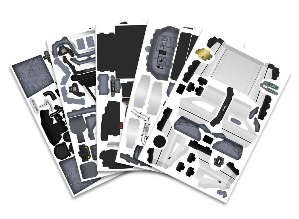 Back to the Future 3D Puzzle Stroj času produktová fotografia