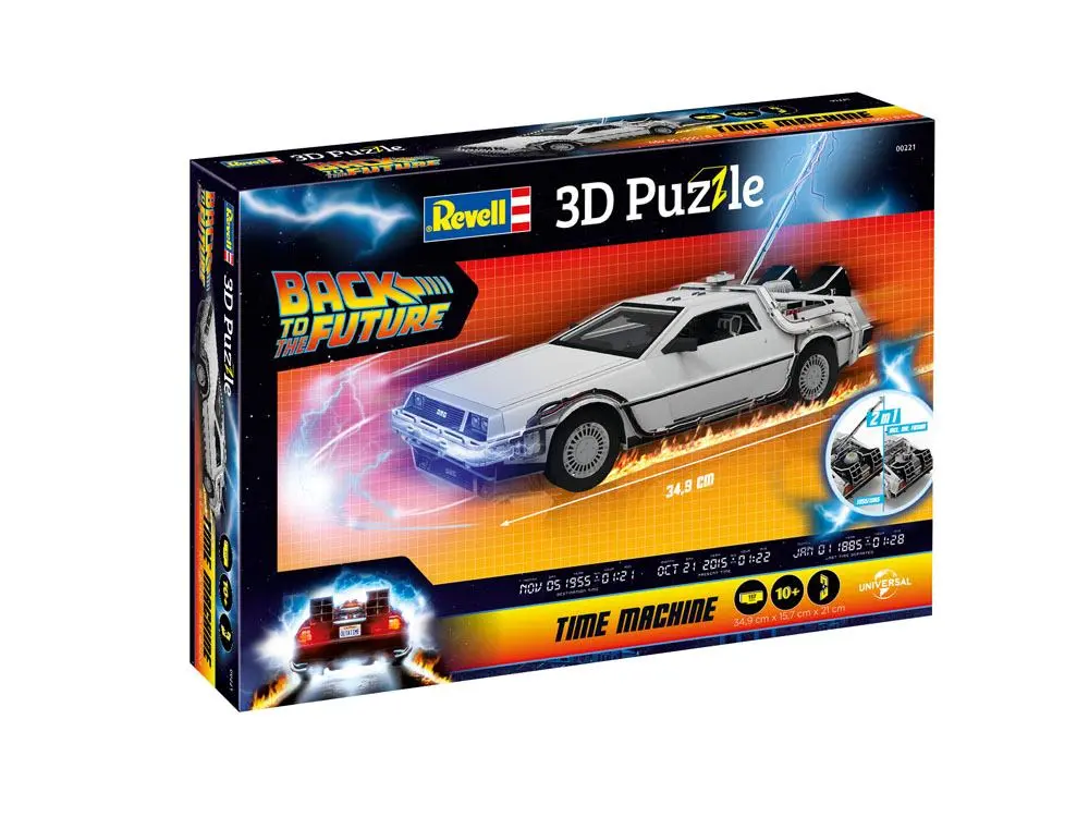 Back to the Future 3D Puzzle Stroj času produktová fotografia