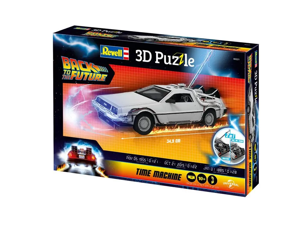 Back to the Future 3D Puzzle Stroj času produktová fotografia