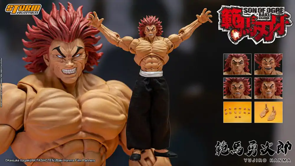 Akčná figúrka Baki 1/12 Yujiro Hanma 18 cm produktová fotografia