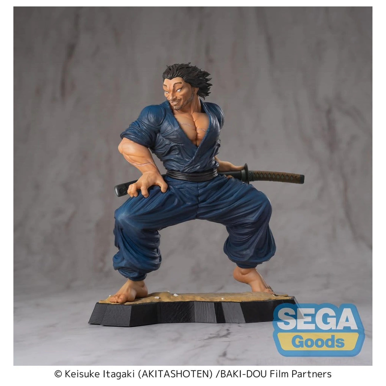Baki-Dou Luminasta PVC figúrka Musashi Miyamoto 17 cm produktová fotografia
