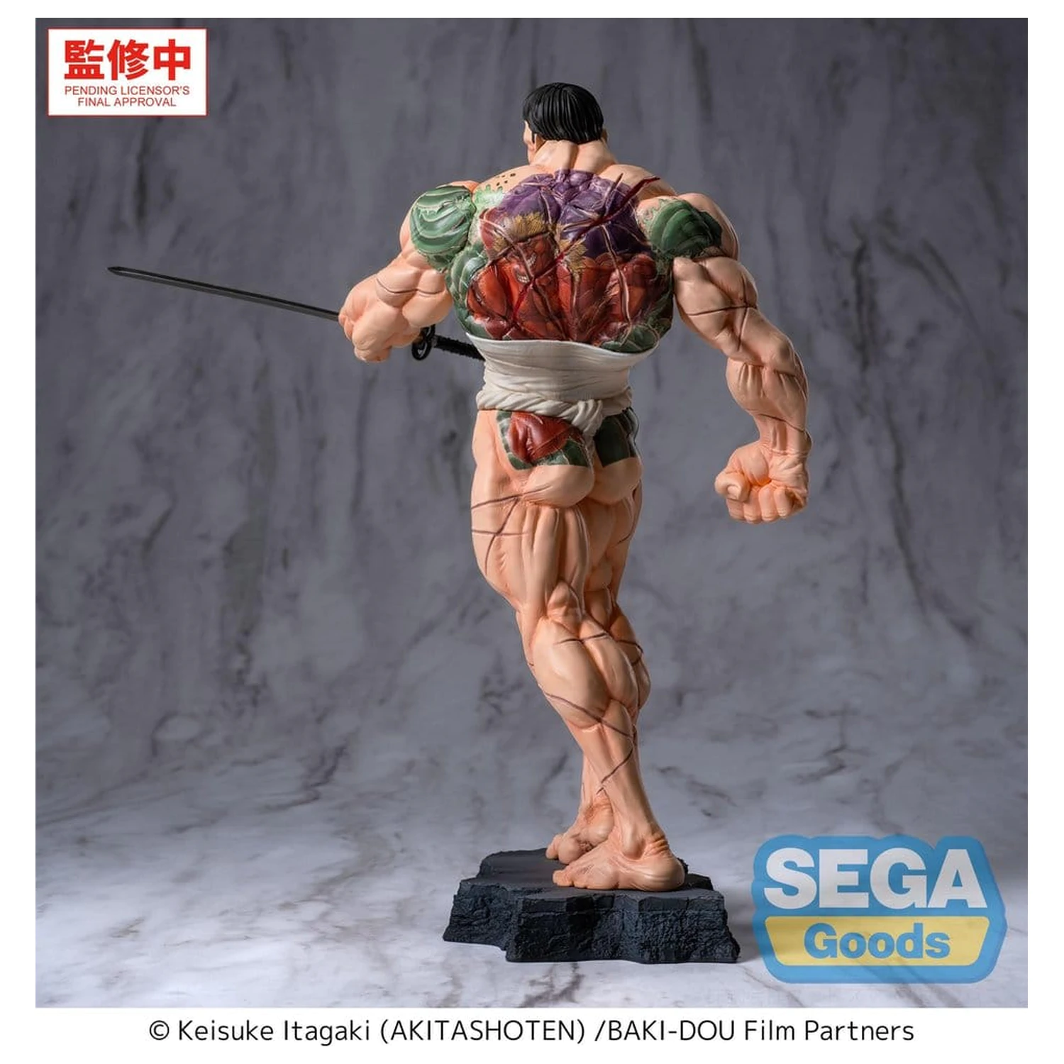 Baki-Dou Luminasta PVC figúrka Kaoru Hanayama 23 cm produktová fotografia