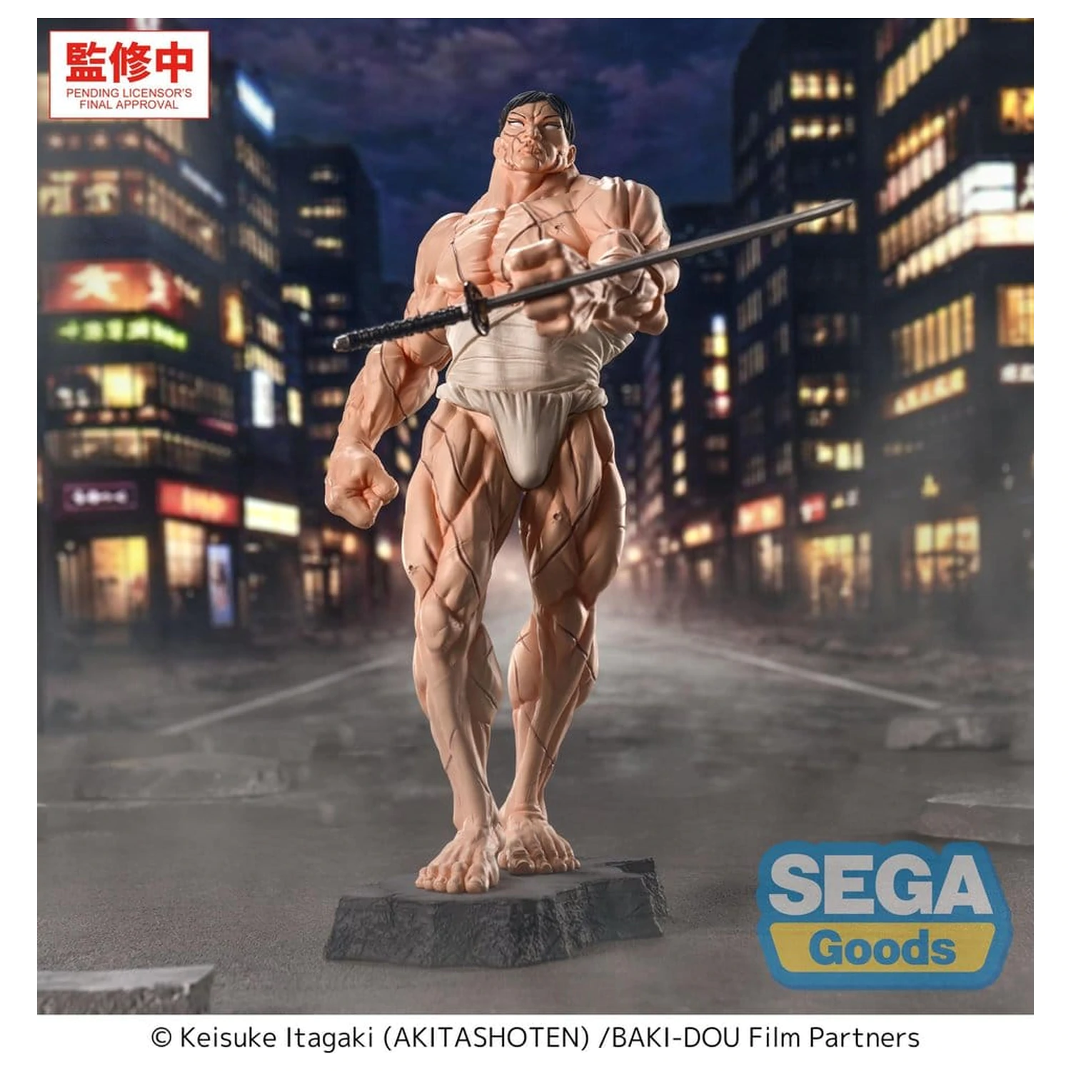 Baki-Dou Luminasta PVC figúrka Kaoru Hanayama 23 cm produktová fotografia