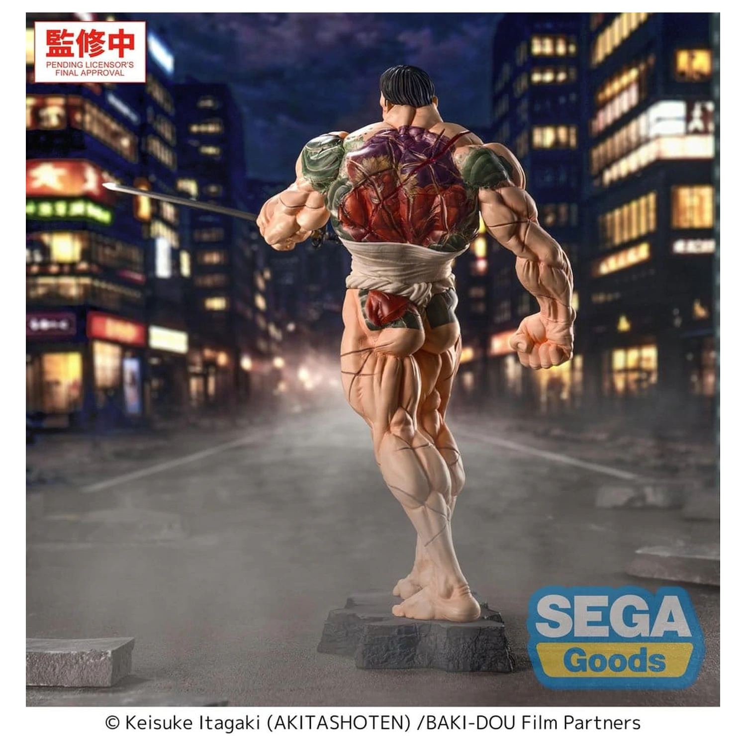 Baki-Dou Luminasta PVC figúrka Kaoru Hanayama 23 cm produktová fotografia