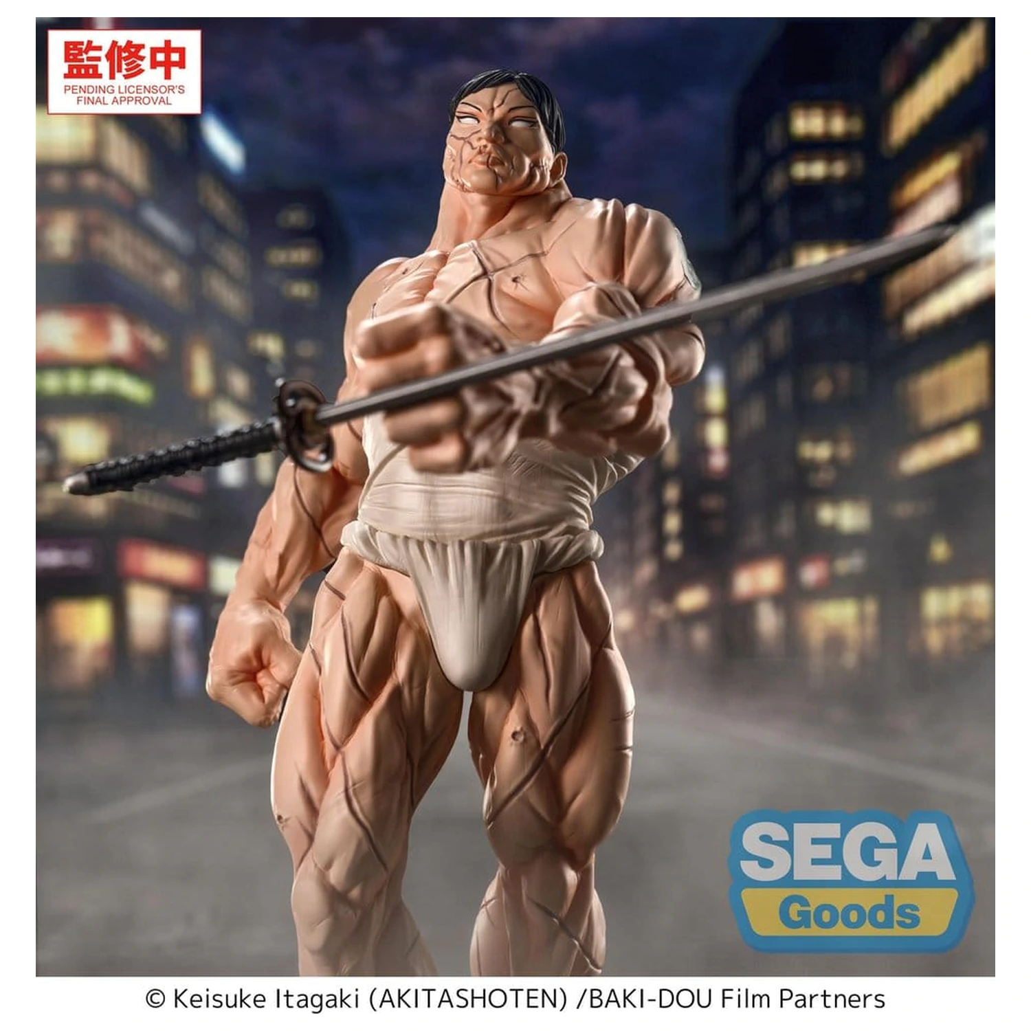 Baki-Dou Luminasta PVC figúrka Kaoru Hanayama 23 cm produktová fotografia
