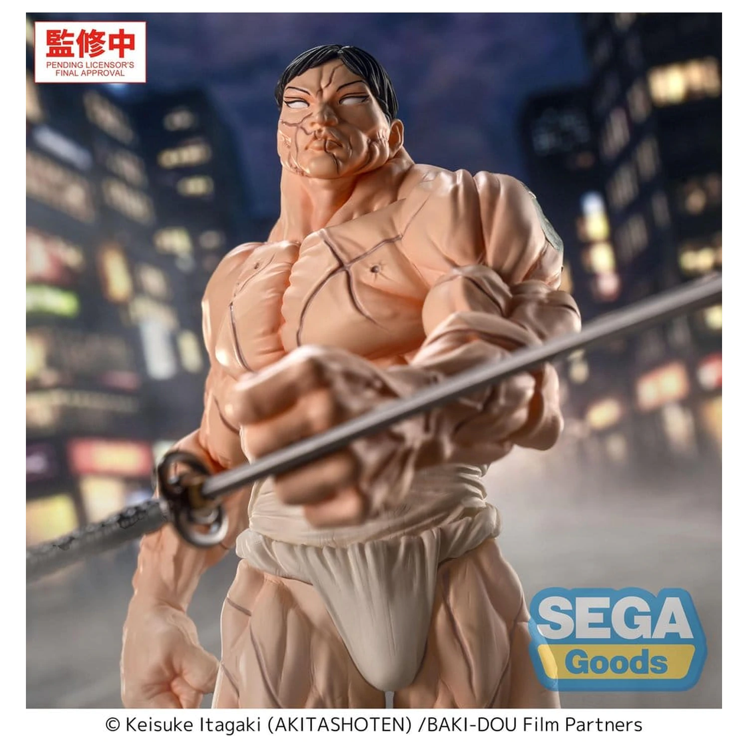Baki-Dou Luminasta PVC figúrka Kaoru Hanayama 23 cm produktová fotografia