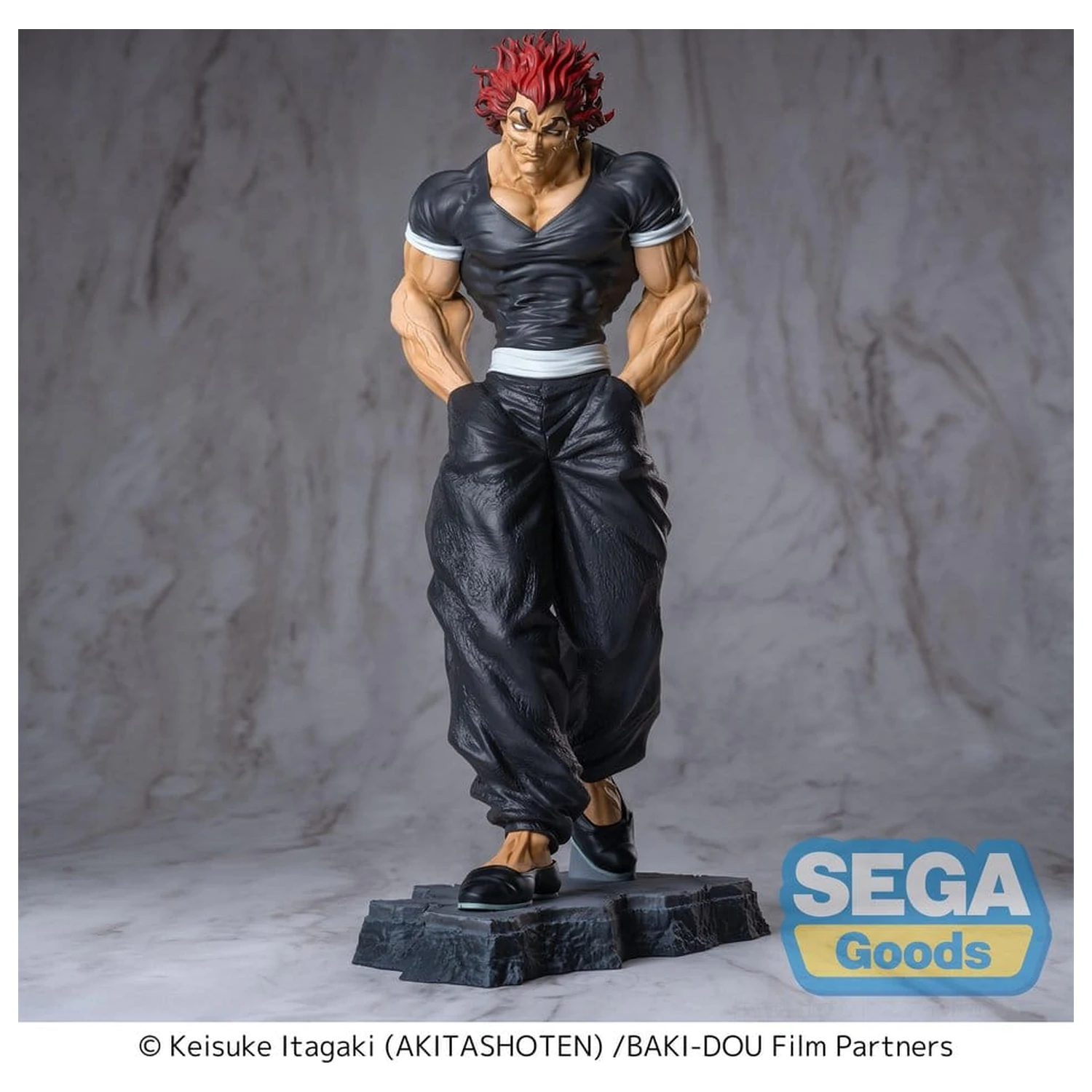 Baki-Dou Luminasta PVC figúrka Yujiro Hanma 25 cm produktová fotografia