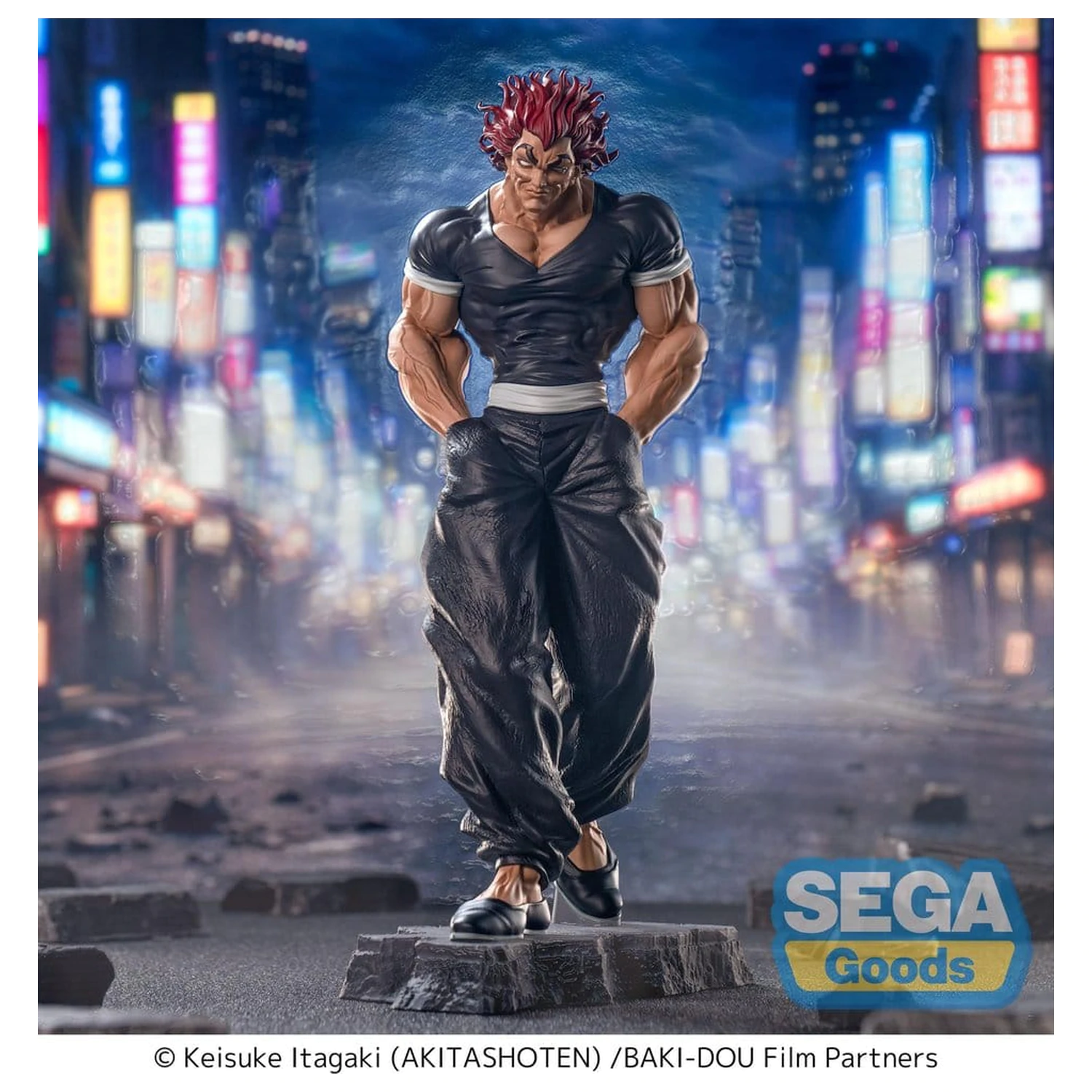Baki-Dou Luminasta PVC figúrka Yujiro Hanma 25 cm produktová fotografia