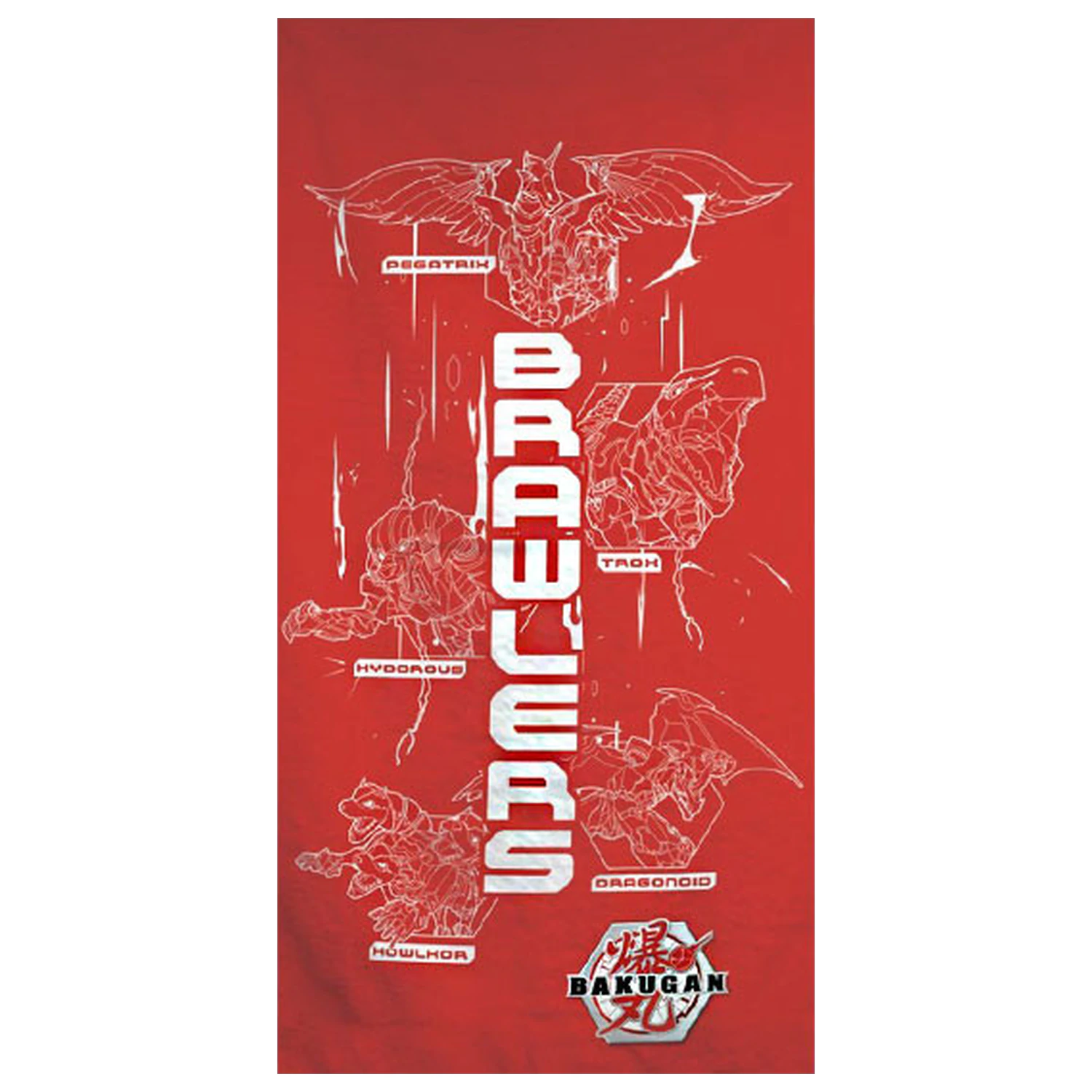 Bakugan Red Strike uterák produktová fotografia