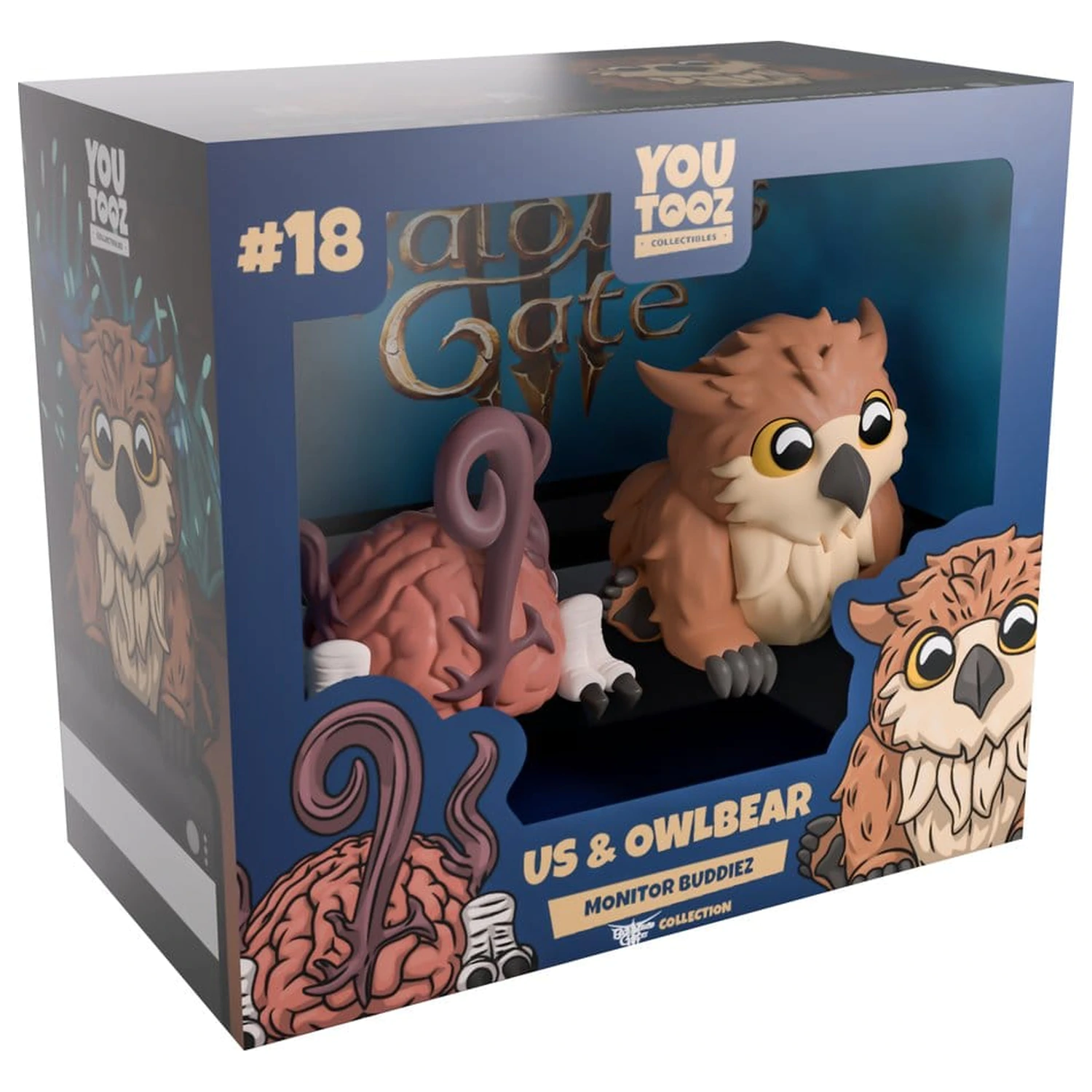 Baldur's Gate 3 vinylové figúrky Us & Owlbear 4 cm produktová fotografia
