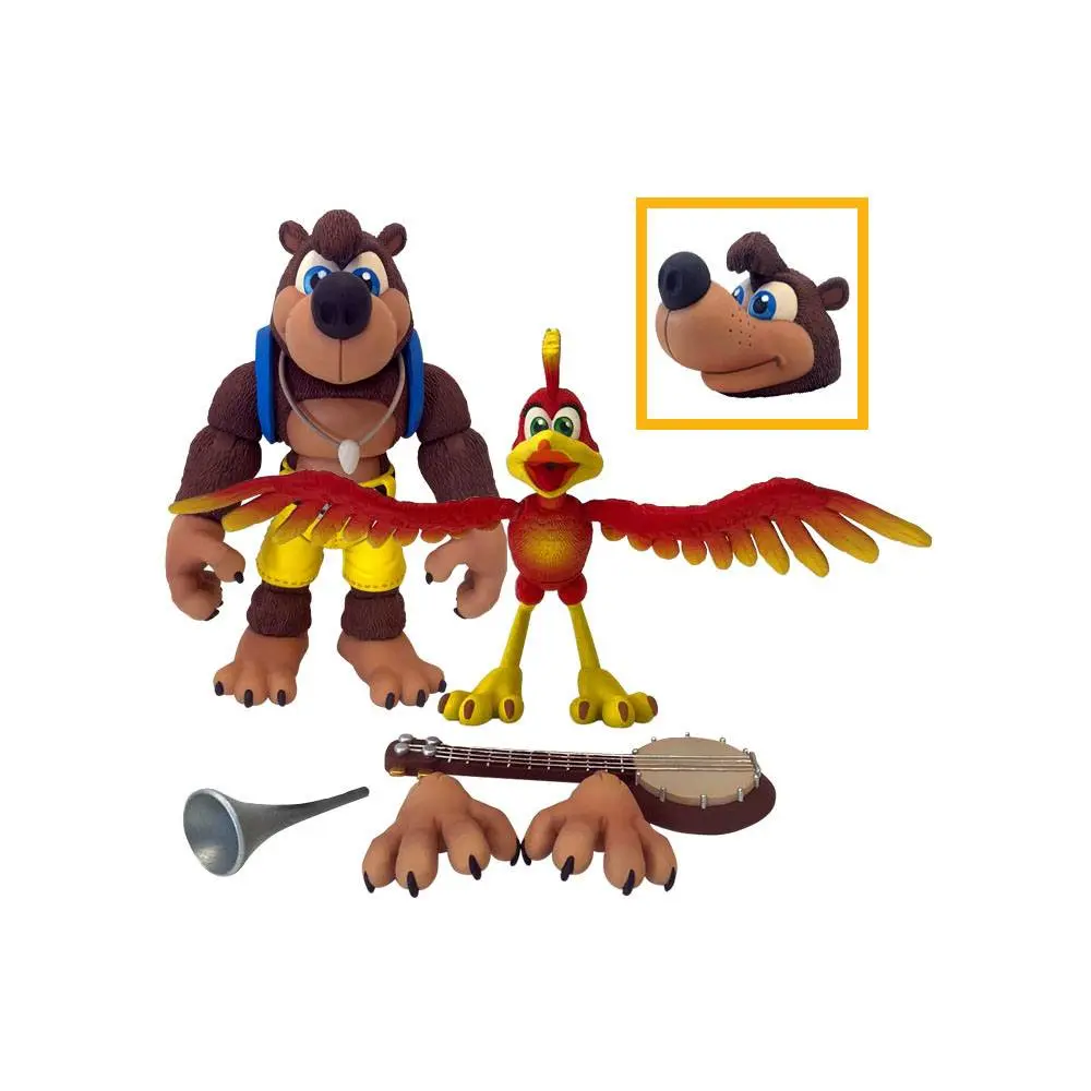 Banjo-Kazooie Action Figures 2-kusové balenie figúrok Banjo & Kazooie 27 cm termékfotó