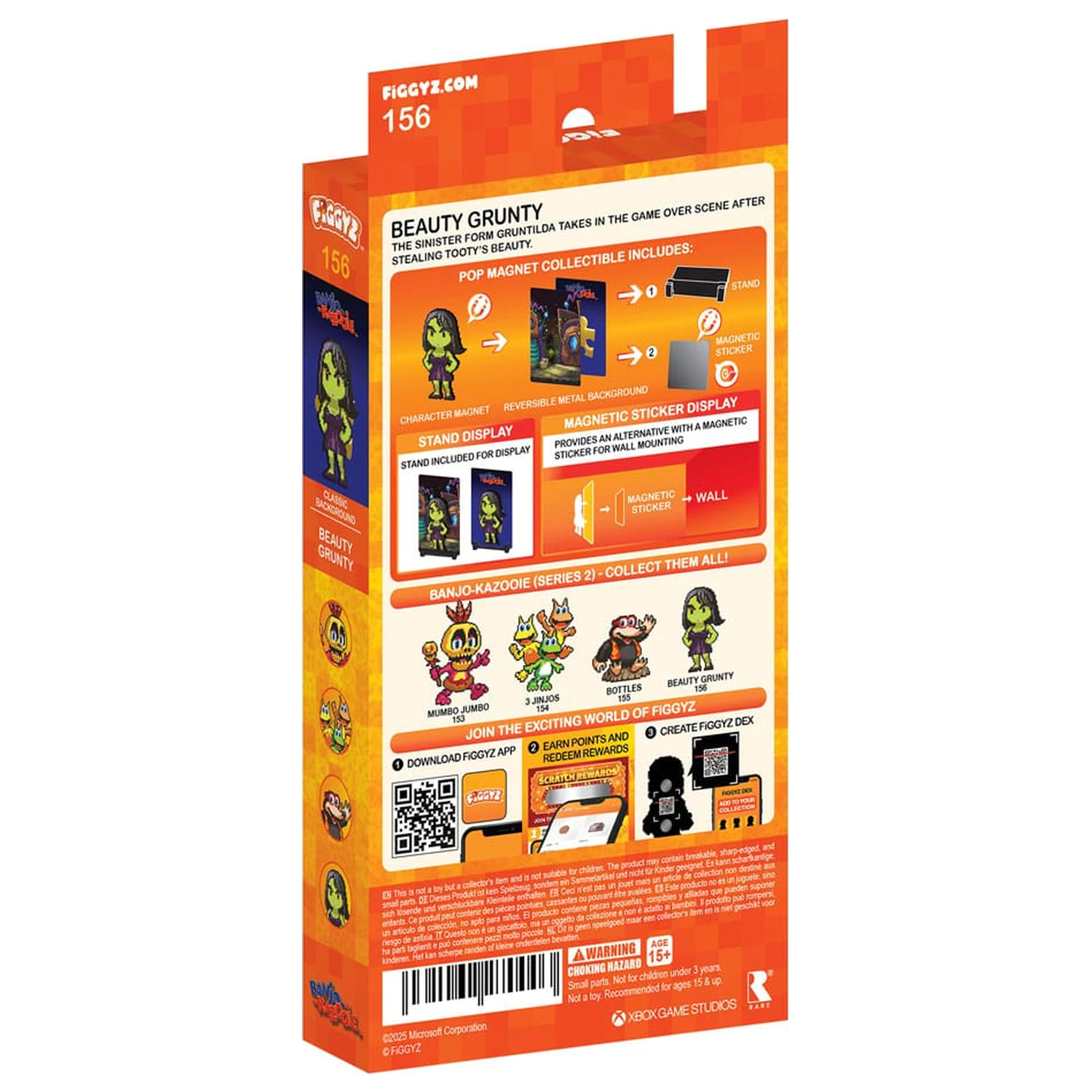 Banjo-Kazooie FiGGYZ Magnet Zberateľská Kráska Grunty 11 cm produktová fotografia