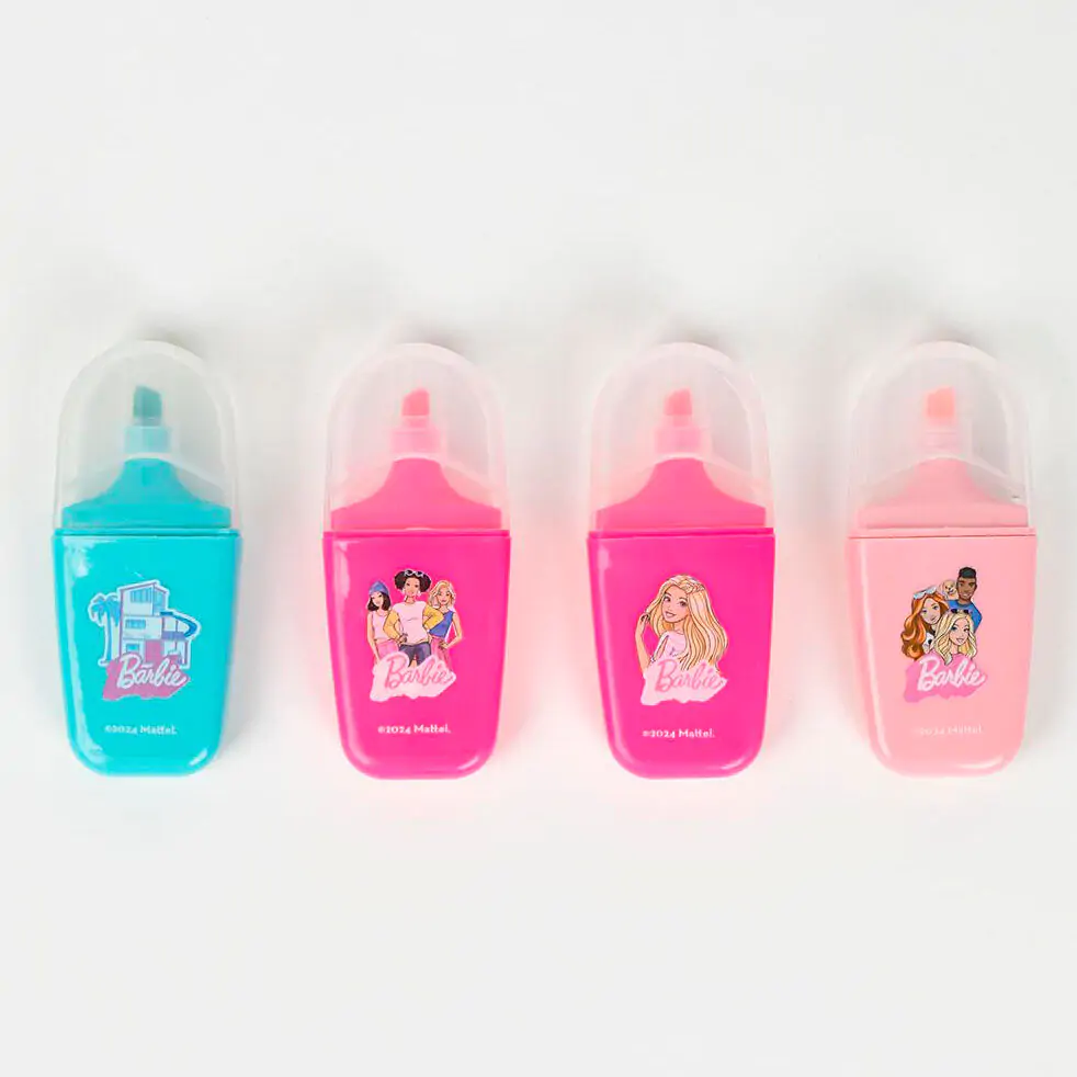 Barbie zvýrazňovač 4 zvýrazňovače produktová fotografia