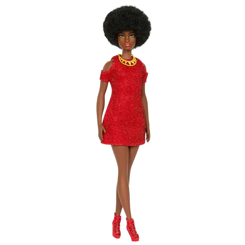 Barbie Afroamerická bábika produktová fotografia