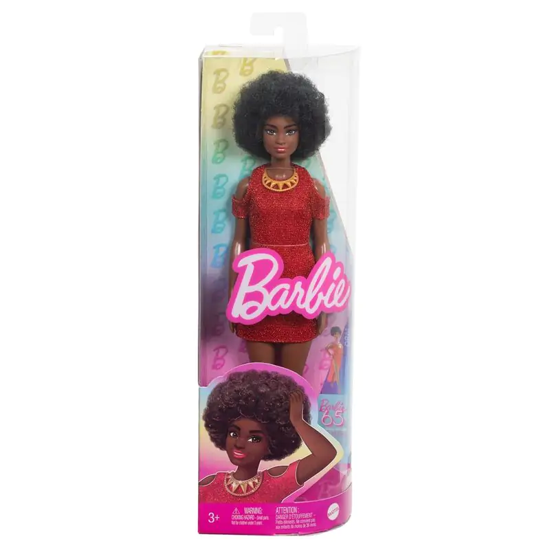 Barbie Afroamerická bábika produktová fotografia