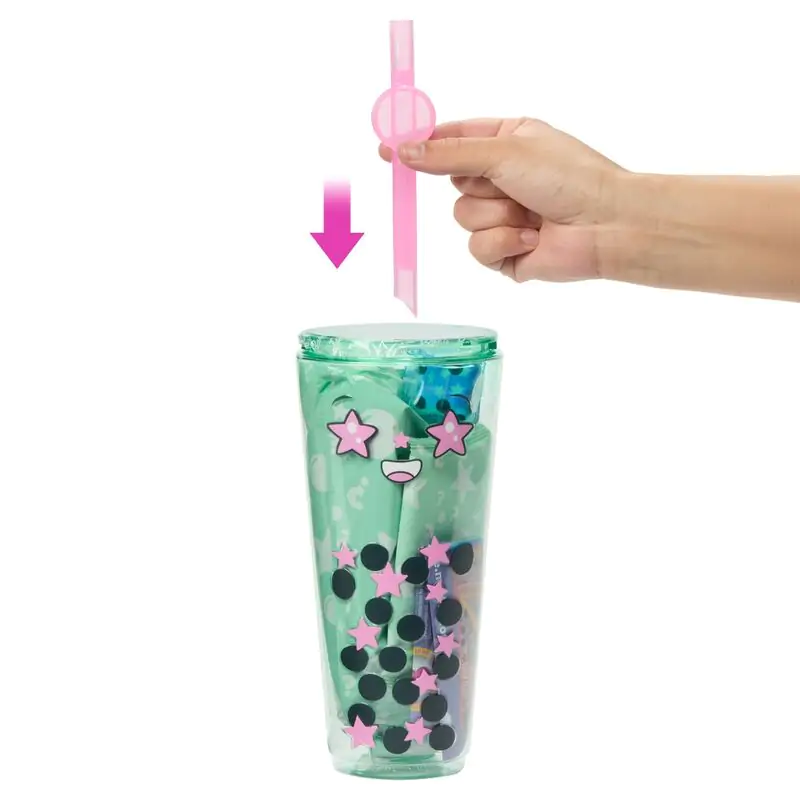 Barbie Bubble Tea Green Tea Pop Reveal bábika termékfotó