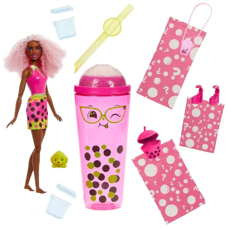 Barbie Bubble tea Red Fruits Pop Reveal bábika produktová fotografia