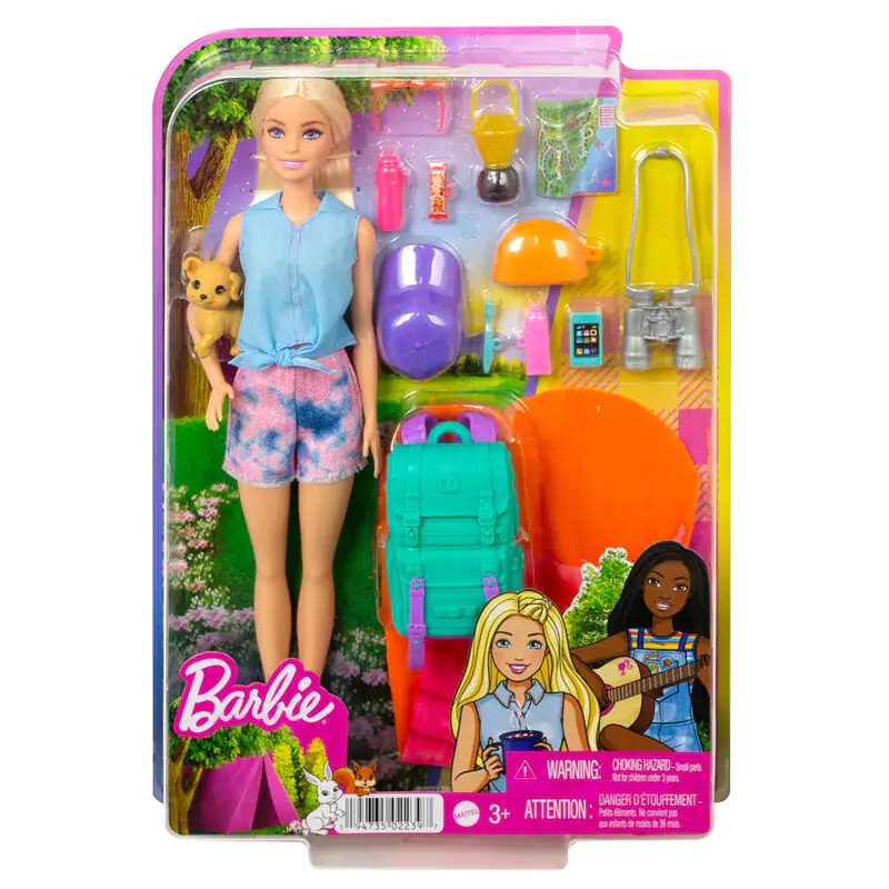 Barbie Camping bábika, 30 cm termékfotó