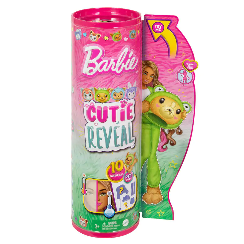 Barbie Chelsea Cutie Reveal Series Kostýmy Pes Žaba bábika produktová fotografia