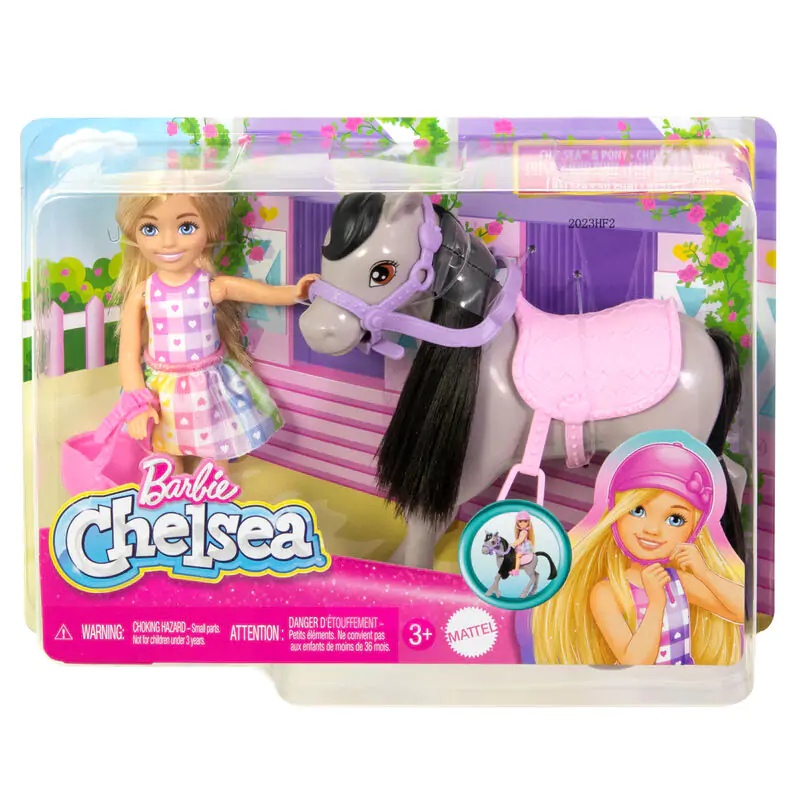 Barbie Chelsea poník + bábika produktová fotografia