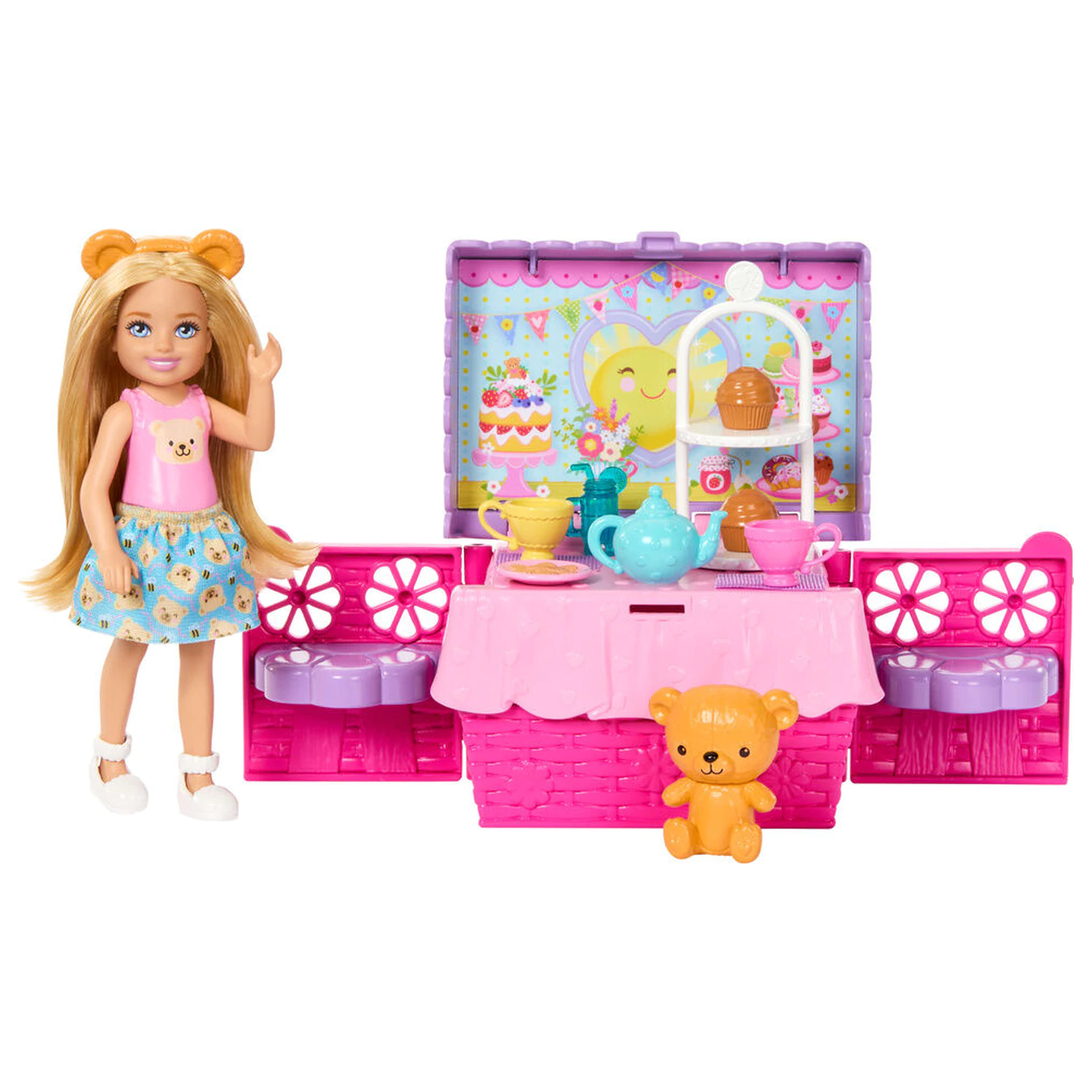 Barbie Club Chelsea bábika Piknik produktová fotografia