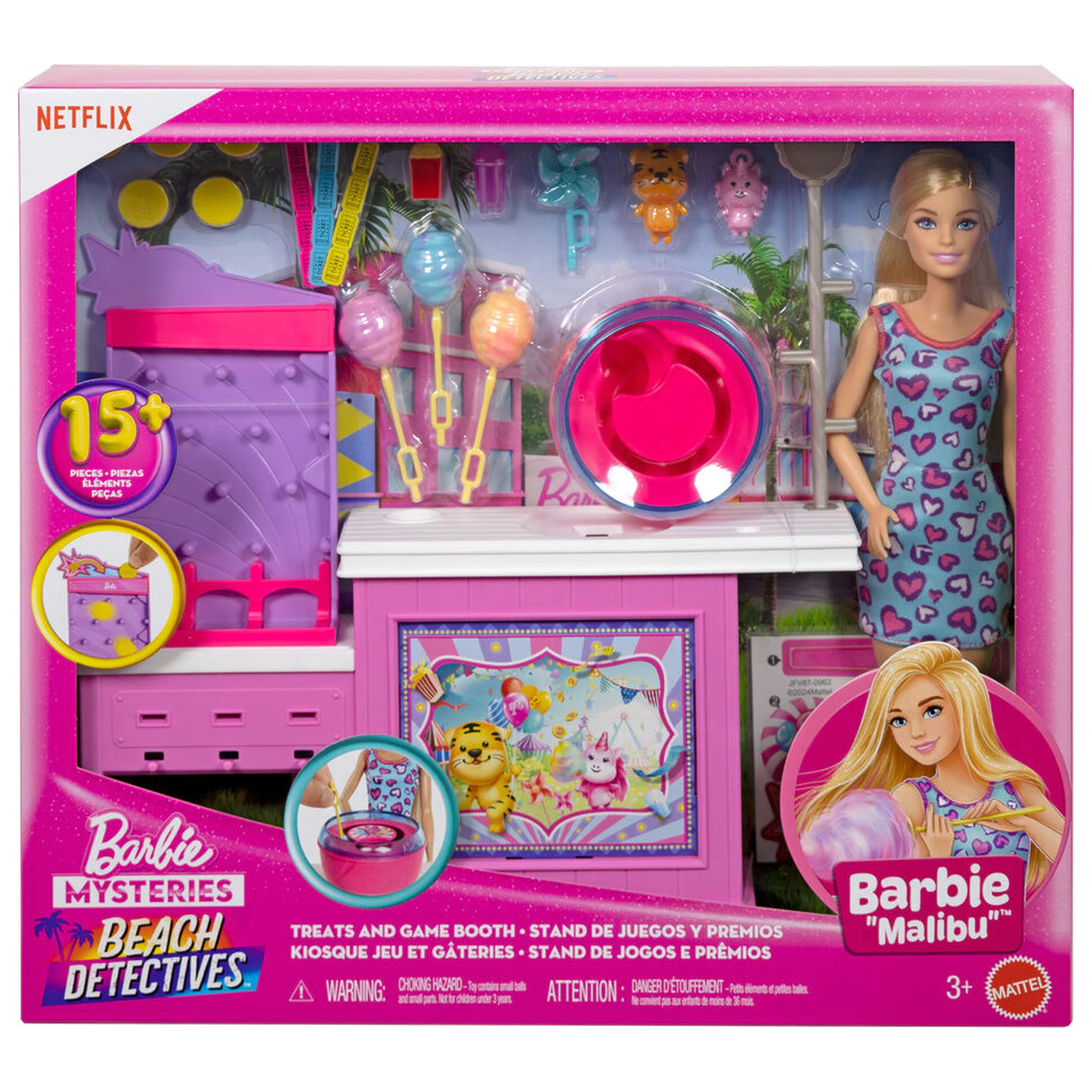 Barbie Cotton Candy bábika produktová fotografia