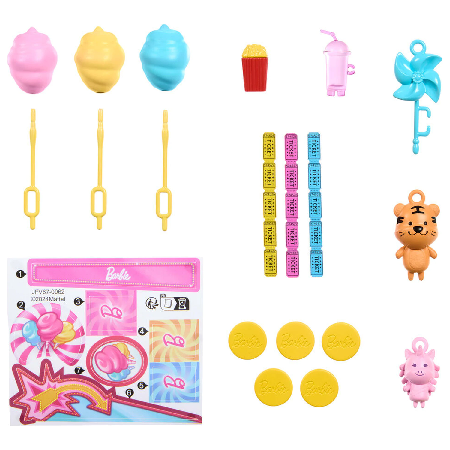 Barbie Cotton Candy bábika produktová fotografia