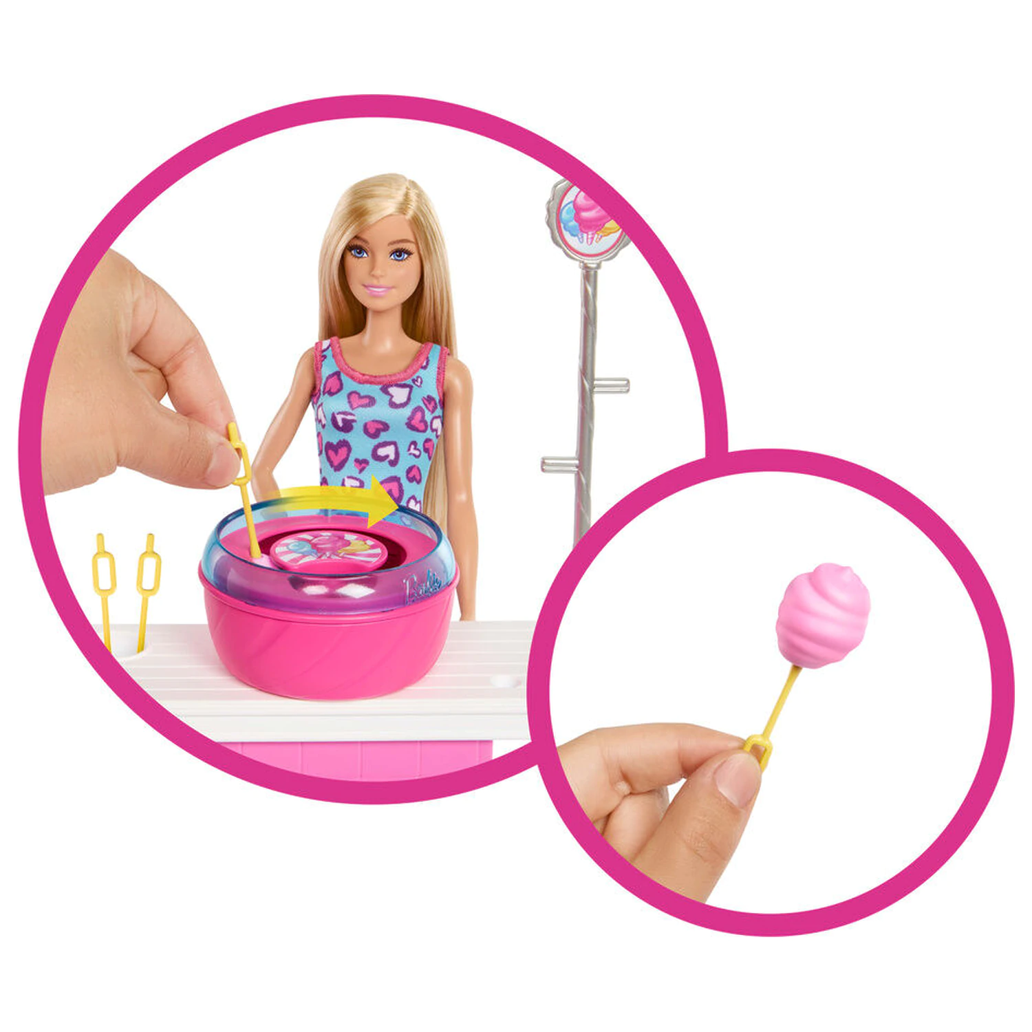 Barbie Cotton Candy bábika produktová fotografia